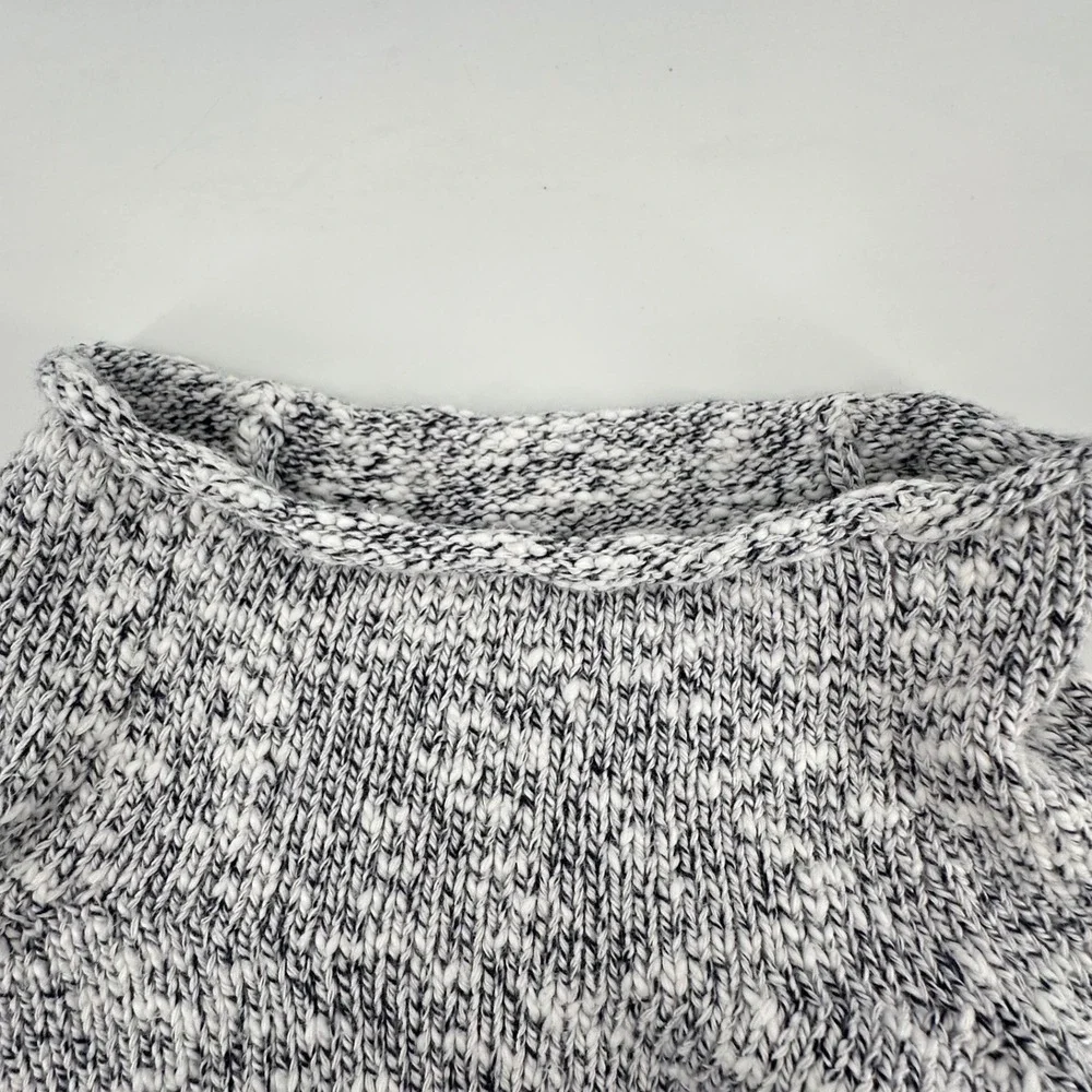 L.L. Bean Cotton Ragg Sweater Funnelneck Pullover Womens Roll Neck Cotton 2X - Picture 3 of 11